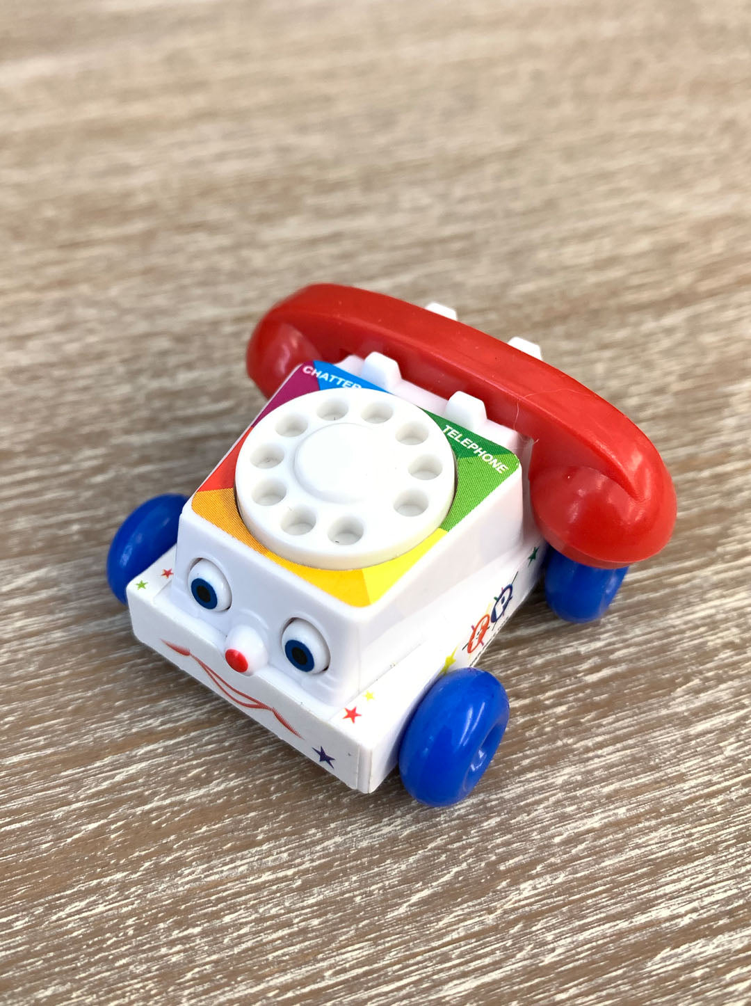 Fisher Price Toy Keychains: Miniature Chatter Phone, Corn Popper