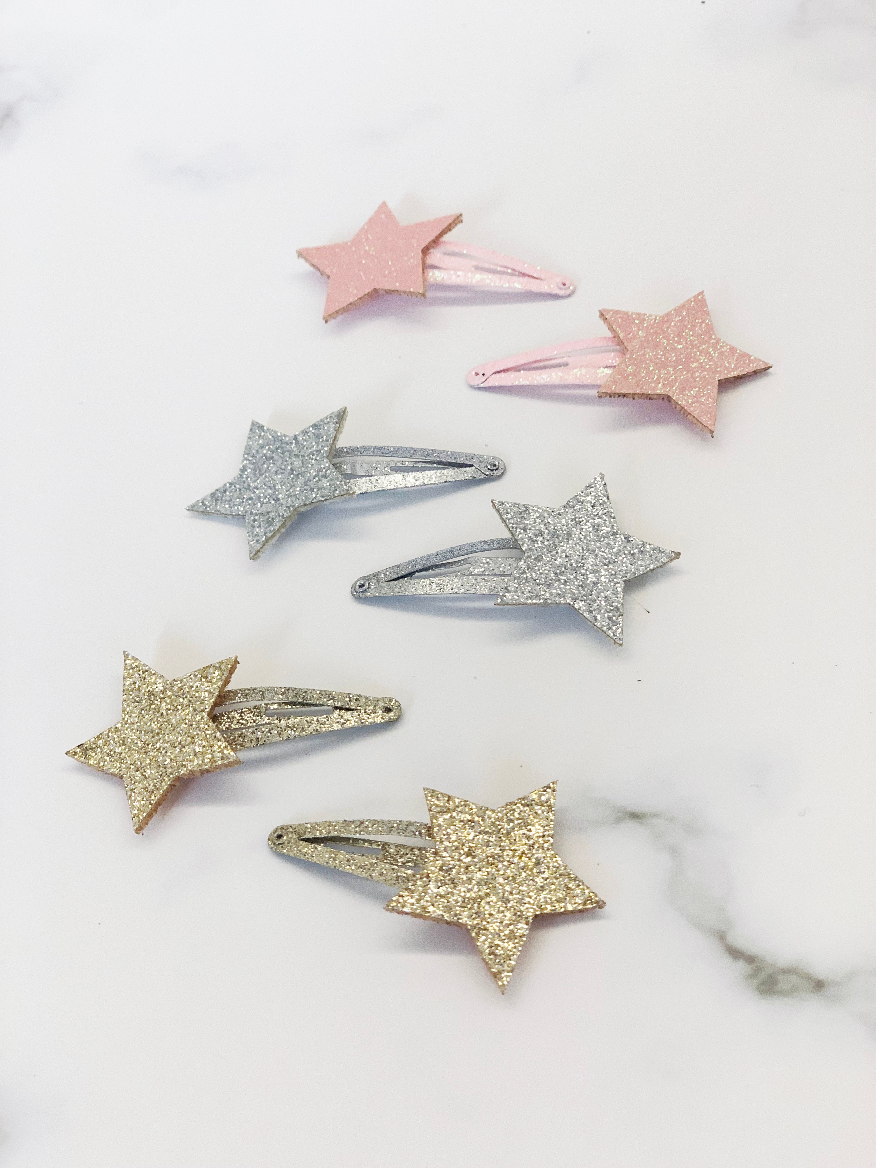 [AHC24] Shinning Huge Star Hair Clip Set – IxDOLL