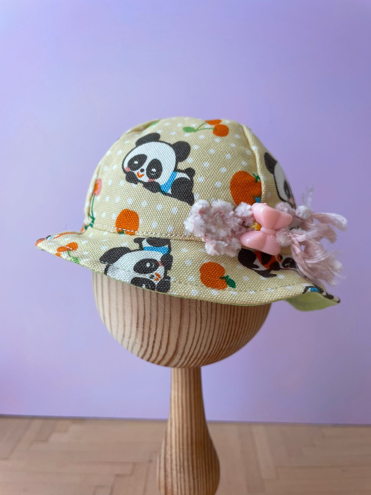 [AHT60a] Mui Summer Hat 熊貓 / Panda ♡♡ AMMC size ♡♡